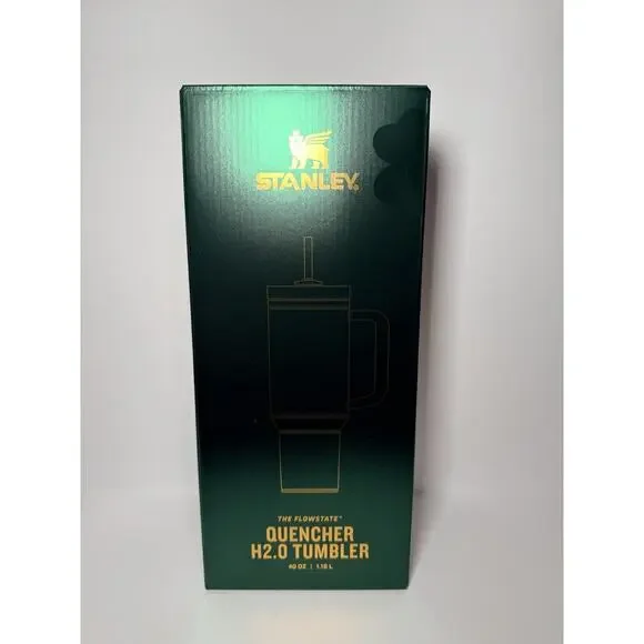 Stanley 2025 St. Patrick’s Day SHAMROCK GREEN 40oz Tumbler BNWT + Custom Bow - Picture 5 of 11